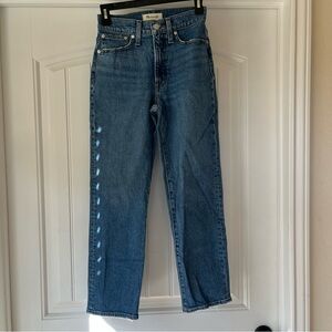 Madewell the perfect vintage straight Jeans denim size 24 petite